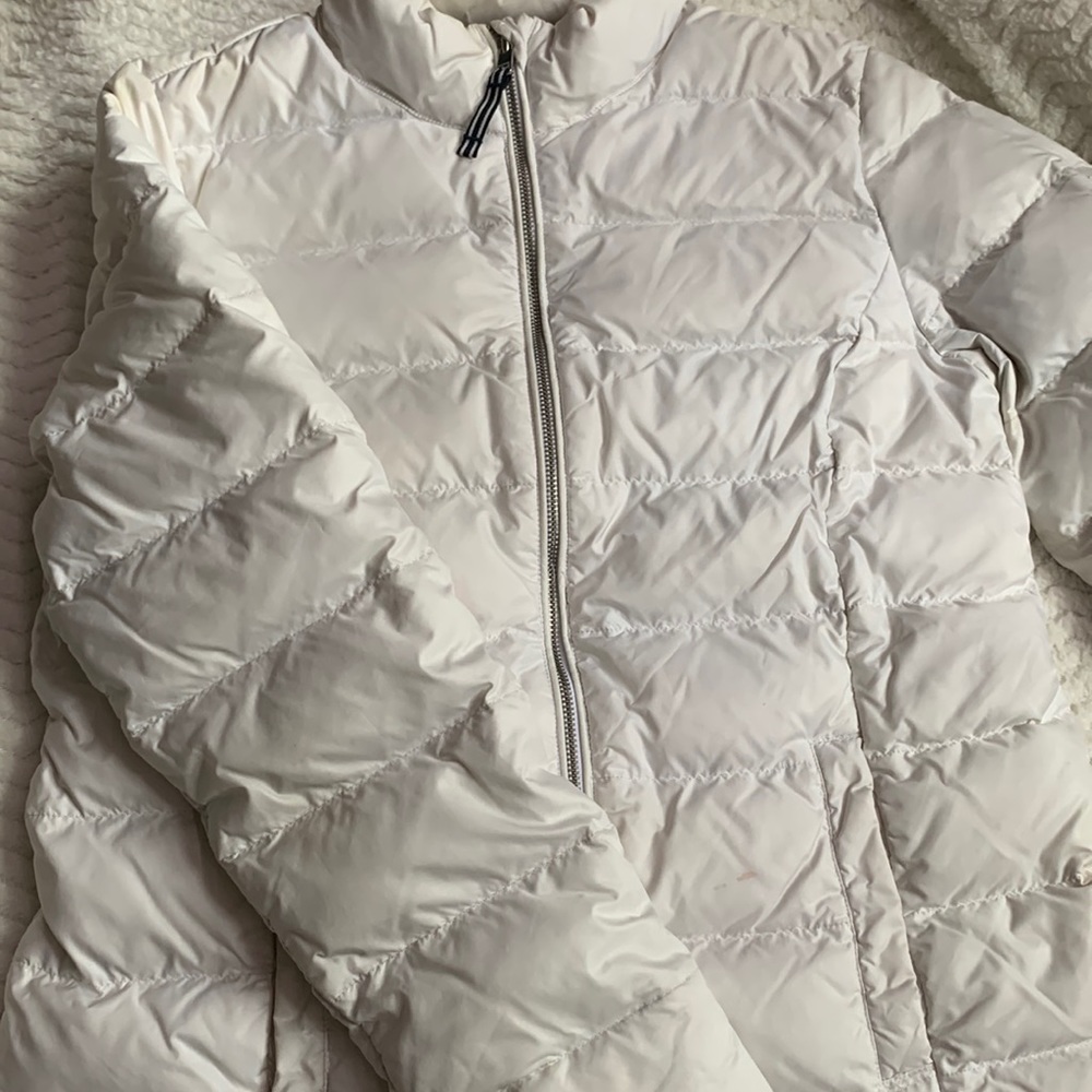 White Tommy Hilfiger Puffer Jacket Size SMALL